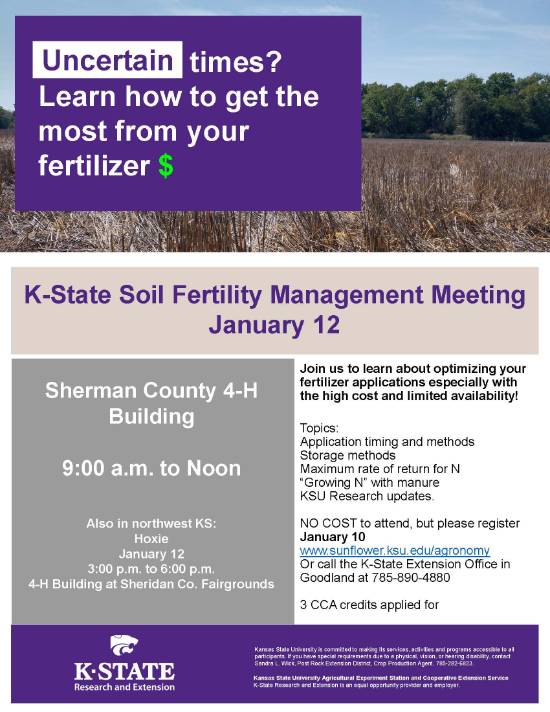 2022 Soil Fertility Flier 2022 Soil Fertility Flier