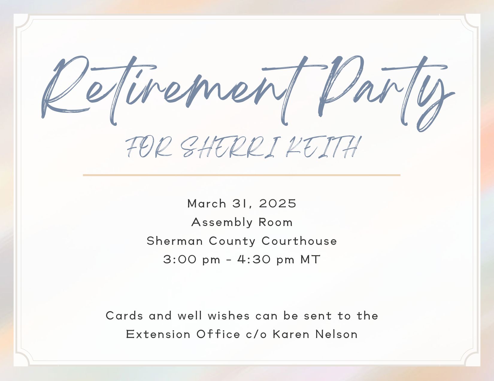 Retirement Party 